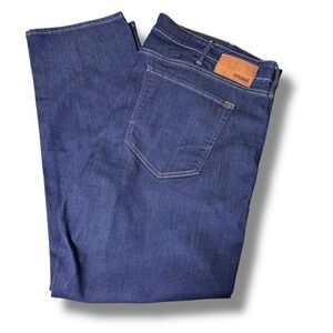 Mavi Zach Straight Leg Jeans Mens 44x30 Dark Wash Indigo Blue Stretch Denim